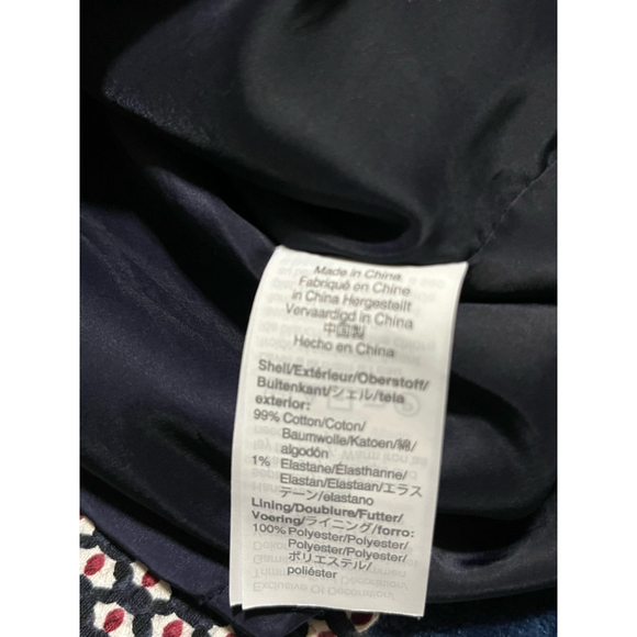 EUC J.Crew Dress Women’s Size 8 Navy and White - Picture 7 of 8